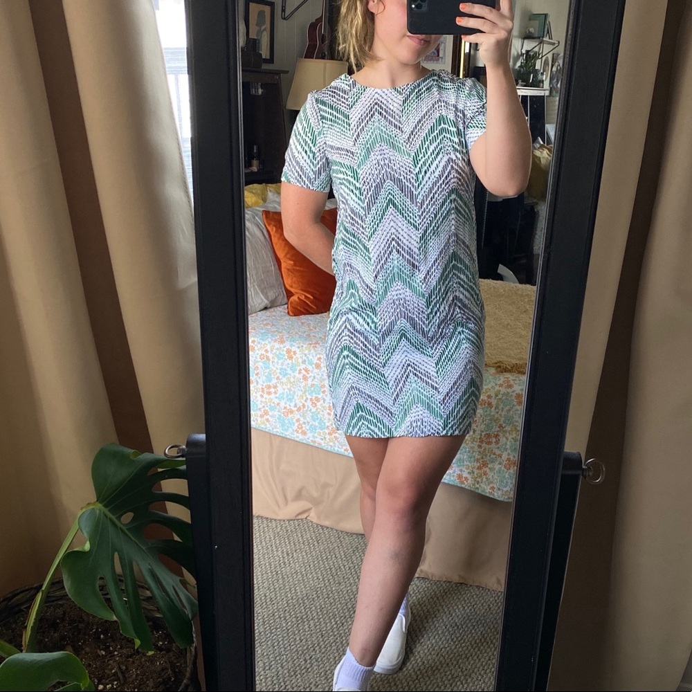 H&M BLACK AND GREEN DRESS 🖤💚